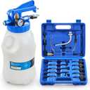 Orion Motor Tech Oil Extractor Pump and Dispenser Tool Kit, 6L Pneumatic Transmission Fluid Bleeder Set, 1.6 gal 2 Way Vacuum Fluid Evacuator and Filler Oil Change Kit 15 ATF Refill Adapters 3 Hoses