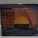 MOMILLA Sunrise Alarm Clock with Bluetooth Speaker, White Noise Sound Machine for Sleep, Clocks for Heavy Sleepers Bedrooms for Kids Adults, Wake up Light Night Lights Sunset Lamp