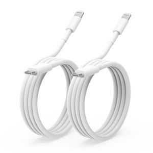 USB C to Lightning Cable 2 m, 2 Pack MFi Certified USB C to Apple Charging Cable, Charger Cable Type C Fast Charging Cable Compatible with iPhone 14/14 Pro/14 Pro Max/14 Plus/13/12/11/SE