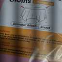 Pink Plastic Table Cloth - 30 Pack 84" Round Disposable Tablecloths for Round Tables, Waterproof Table Cover for Holiday Parties & Gatherings