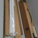 LazBlinds Cordless Cellular Shades, No Tools No Drill Blackout Honeycomb Shades Pleated Blinds for Windows, 30.5'' W x 48'' H, Silver White