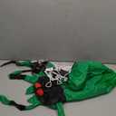 COMIN 9FT Width Halloween Inflatables Outdoor Decorations Spider Blow Up Yard Decoration with Built-in LED for Yard Garden Party Lawn (Green)