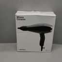 Elchim Milano Ceramic Hair Dryer Ultra Slim & Lightweight Salon Professional Blow Dryer and Ergonomic Design, Concentrator Included, Fast Drying, Quiet, Black/Silver, 2000 Watt