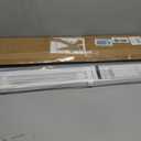 LazBlinds No Tools No Drill 1" Vinyl Mini Blinds, Cordless Blinds for Windows, Light Filtering Horizontal Window Blinds & Shades, 35 1/2" W x 64" H, White