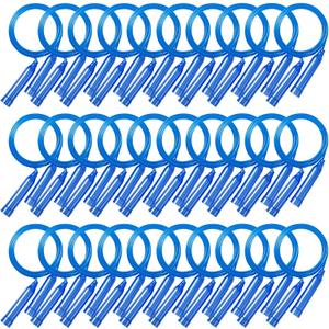 30 Pcs Kids Jump Rope,Colorful Jump Ropes for Kids,7.2 Feet Plastic Jump Ropes,Adjustable Skipping Rope,Jumping Ropes for Party Favors,Birthday Gifts,Indoor Outdoor Activity (Blue)