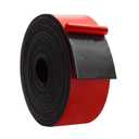 DOBTIM Solid Neoprene Rubber Strips with Adhesive Backing 1/8 (.125)" Thick x 2" Wide x 10' Long, Self Adhesive Rubber Sheets, Rolls & Strips for DIY Gaskets Crafts Pads Seals Warehouse Flooring