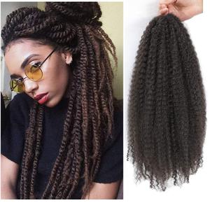 Dansama Marley Hair 20 Inch Twist for Faux Locs & Twists Braiding - Synthetic Hair Extensions (Pack of 3, #4)