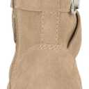 GUESS Women's Orana Combat Boot (8.5, Taupe Suede 240)