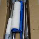 Ceiling Paint Roller No Drip Kit 111-Inch Extension Pole Included, 10 Inch Roller with Shield & Adjustable Head | No Drip, Splatter-Free Brush for Ceiling & Wall Painting