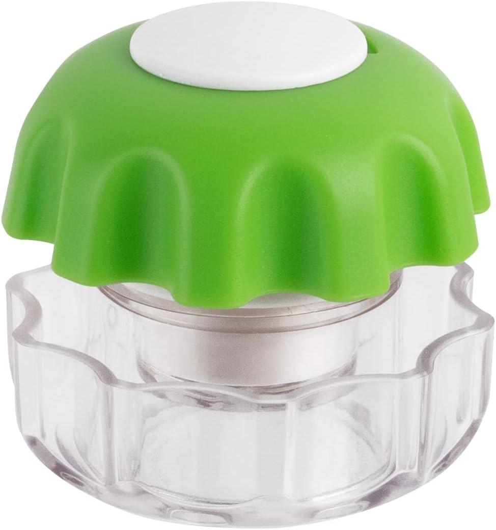 Crush Pill, Vitamins, Tablets Crusher and Grinder, Effortlessly Crushes Medications into Fine Powder, Features Storage Compartment, Durable, Easy-to-Use Design, Green, Small, BPA Free