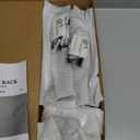 GREENSTELL Clothes Rack Wall Mounted, 36.2 Inch Industrial Pipe Clothing Rack, Space-Saving Closet Rod, Multi-Purpose Hanging Rod for Bedroom, Laundry Room, 2 Base (2 Pack)