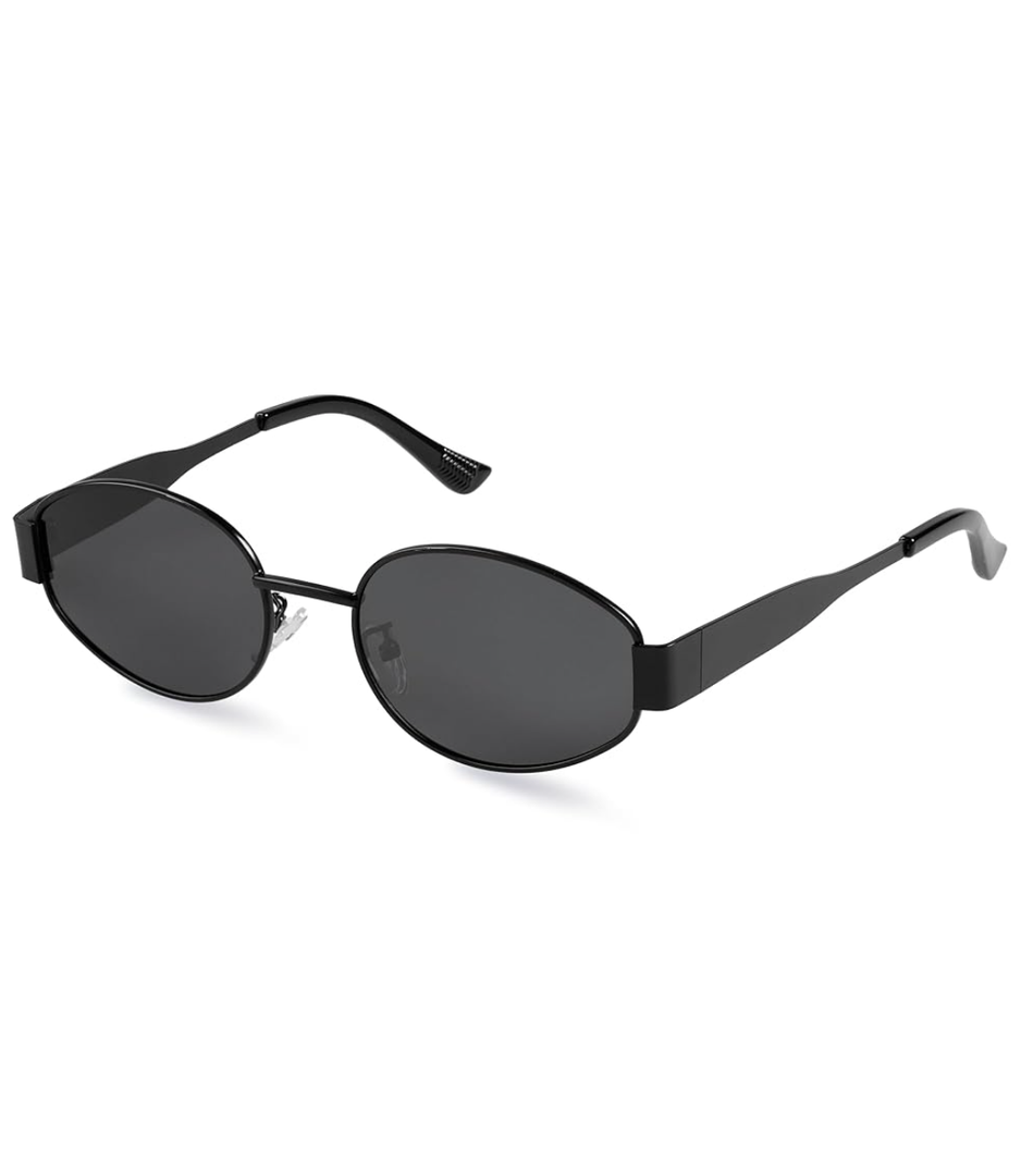 livho 2025 Trendy Oval Sunglasses - Stylish Polarized Shades for Everyday - Retro Metal Frames