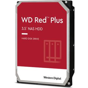 Western Digital 6TB WD Red Plus NAS Internal Hard Drive HDD - 5400 RPM, SATA 6 Gb/s, CMR, 256 MB Cache, 3.5" -WD60EFPX