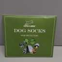 EXPAWLORER Anti Slip Dog Socks to Prevent Licking Paws, Dog Shoes for Hot Pavement, Dog Booties for Small Medium Large Senior Dogs, Traction Control Boots & Paw Protectors for Hardwood Floors, Small 4 Count, Black and White