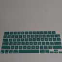 Se7enline Compatible with MacBook Keyboard Cover Skin for Mac Neo & Air 13/15 & Pro 14/16 inch (M5 M4 M3 M2 M1 A18 Pro) 2026/2025/2024/2023/2022/2021 Silicone Waterproof Dustproof Durable,Green