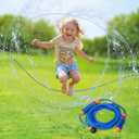 Water Sprinkler for Kids, Water Spraying Jump Rope Toys Outdoor Play for Ages 5-7, 26.25FT Splash Rope with 12 Holes for Splashing Fun for Backyard & Outside, Summer Water Sprinkler Toy for Ages 4-8