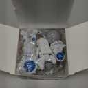 Astronaut Figurines Space Cake Toppers Astronaut Planet Rocket Satellite and Star Space DIY Cake Toppers for Space Theme Party Birthday Party Baby Shower Supplies (Blue)