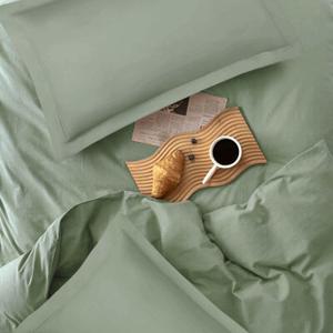 2 Pack Pillow Shams Set Standard Size, Soft Microfiber Pillowcases for Bed, 20x26 Inch, Solid Sage Green
