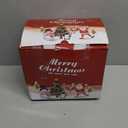 Christmas Decorations Inflatables, 4.2FT Inflatable Santa Claus with Candy Cane and Gift Bag, Built-in LED Light and Blow Up Xmas Holiday Decor for Garden Lawn Yard Bistro Outdoor and Indoor (Multicolor)