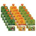 Peter Rabbit Organics Fruit & Vegetable Variety Pack, 4 oz. Squeezable Pouches (Pack of 18) (EXP 11/19/26)