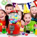 Cabilock 50Pc 1.77 Inch Fillable Empty Round Plastic Capsules for Vending Machines Party Favors DIY Storage Containers for Crafts Candy Holders