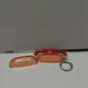 Wowway for Beats Solo Buds Case Cover with Anti-Drop Lock Protection, Anti-Yellowing TPU Clear Cover with Cleaner Kit, Compatibility with Beats Solo Buds Wireless Earbuds - Red