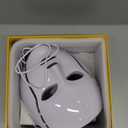 Red Light Photon Facial Mask with Remote Control, 7 Custom Modes with Infrared, Portable with Timer for Home Use