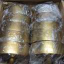 Remerry 10 Pcs Gold Compote Vase Metal Pedestal Bowls for Centerpiece