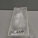 2 Pack Pot Lid Organizer Rack, 6-Tier Pot Lids Holder for Cabinet Door/Wall, No Drilling Adhesive Wall/Door Mounted Rustproof Pot and Pan Cover for Kitchen Storage, White