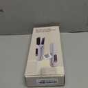 Cordless Hair Straightener Brush, Portable Travel Hair Straightener, 2 in 1 Cordless Mini Rechargeable Flat Iron & Hair Straightener Brush with Dust Cover, Digital Display (Pink)