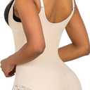 SHAPERX Women's Fajas Colombianas Shapewear Postpartum Tummy Control Body Shaper Girdles Compression Garment (XL)