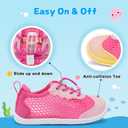 BARERUN Kids Water Shoes Girls Boys Quick Dry Aqua Socks Barefoot Non Slip Beach Swim Surf Shoes Little Kids Water Shoes Baby Size 5 Water Shoe Pink Toddler Size 6