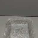 Baderke 4 Sets 9" Chilled Serving Tray for Parties with Compartments Square Ice Chilled Charcuterie Party Platter Serving Cold Dish for Shrimp Fruit Seafood Vegetable Appetizer Dish (Natural)