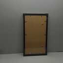 12x22 Picture Frame Set of 2, Black with Glass Collage Frame, Display Eight Opening 4x6 Photos With Mat or 12 x 22 Newspaper Without Mat - Horizontal or Vertical Wall Mounting