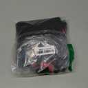 Toulite Halloween Women's Vampire Costume Include Black Dress, Red Striped Leggings and Arm Gloves for Cosplay Party