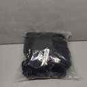 LYCY Fluffy Pajama Pants for Women, Comfy Fuzzy Pj Bottoms with Pockets Drawstring Fleece Sleepwear Soft Winter（Black, Large）