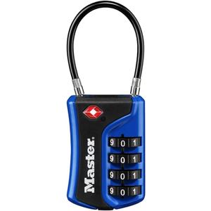 Master Lock 4697D Set Your Own Combination TSA Approved Luggage Lock, 1 Pack