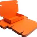 Orange Shipping Packaging Boxs KAXILU 20pcs Shipping Boxs L10.5xW6.3xH2 inch for Shipping Packaging Craft Gifts Giving Products