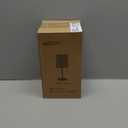 Modern USB & Type-C Bedside Lamp with Touch Control, Dimmable Table Lamp with White Fabric Shade Enhanced with Gold Threads, Includes LED Bulb - Ideal for Bedroom, Office, Dorm