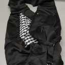 Dog Carrier Sling - Reversible Puppy Carrier Purse with Storage Pocket, Hand-Free Dog Sling Carrier for Carry Small Dogs and Cats, Travel Safety Harness, Dog and Cat Harness(Black)