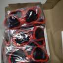 20 Pack Red Heart Sunglasses Bulk for Women Men Heart Shaped Bachelorette Sunglasses