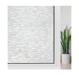 Haton Window Privacy Film, Frosted Glass Static Cling Sun Heat Blocking Window Clings, Frosting Opaque Coverings Stickers Tint for Home Office Door, Non Adhesive, White 17.5" x 78.7"
