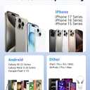 2 x Car Carplay Cable for iPhone 17/Air/17 Pro Max/16/15/Pro Max/Plus, 2-Pack USB to USB C for iPhone 17 USBC Cord, iPad Pro 13/12.9/11 inch, Air 5/4th, Mini 7/6 Gen Car Charger Cable Charging Cord 3FT (White)