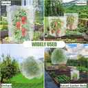 4PCS Bird Netting for Fruit Trees 5x6.6FT Mesh Bag with Drawstring Garden Insect Netting Pest Barrier Blueberry Nettings Plant Row Cover White Mosquito Net for Fruit/Flower/Vegetables