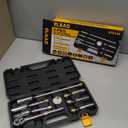 ELEAD 8-Piece 3/8" Drive Magnetic Swivel Spark Plug Socket Set, 5/8", 9/16", 14mm, 16mm, Include Ratchet Handle & Spark Plug Gapper, 6 & 12 Point CR-V Spark Plug Removal Tool