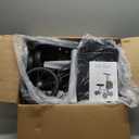 Economy Knee Scooter Steerable Knee Walker for Foot Injuries Compact Crutch Alternative with Dual Braking System (Black)