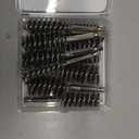 ASNOMY 12Pcs Wire Bore Brush for Drill,5/16"-1-3/16" Stainless Steel Wire Brush Bore Cleaning Brush Set for Power Drill Cleaning,Abrasive Drill Wire Brush with 1/4" Hex Shank