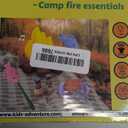 Educational Kids Camping Set: Fake Campfire with Grill Sticks, Pretend Play Food, and Grill Kit - Perfect Playhouse Accessories for Toddlers and Kids Ages 3,4,5,6