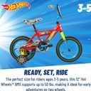 Dynacraft Hot Wheels 12" Children's Bike – Exciting, Red Design, Sturdy and Durable, Perfect for Kids Learning to Ride, Easy to Assemble, Ideal for Young Riders Ages 3-5 Years
