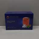 ZMOWIPDL Vintage Glassware Drinking Glasses Set of 6,12 oz Hobnail Glass Cups,Embossed Blue Water Tumbler,for Beer,Cocktail,Whiskey,Juice and Various Mixed Drinks- 1 Cleaning Brush